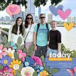 Prettyful Journal Cards by Amanda Yi and Connection Keeping layout Jacinda