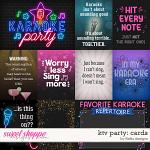 KTV Party Cards by lliella designs