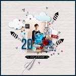 Brushes and Stamps for July by Connection Keeping layout Jak