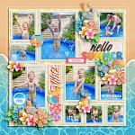 Brushes and Stamps for July by Connection Keeping layout Saar 01