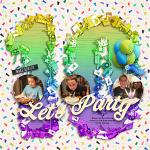 Gradient Numbers: Party by Connection Keeping layout SweetChar