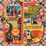 Brushes and Stamps for October by Connection Keeping layout EvelynD2