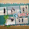Layout by Adrienne using Beach Bum by lliella designs