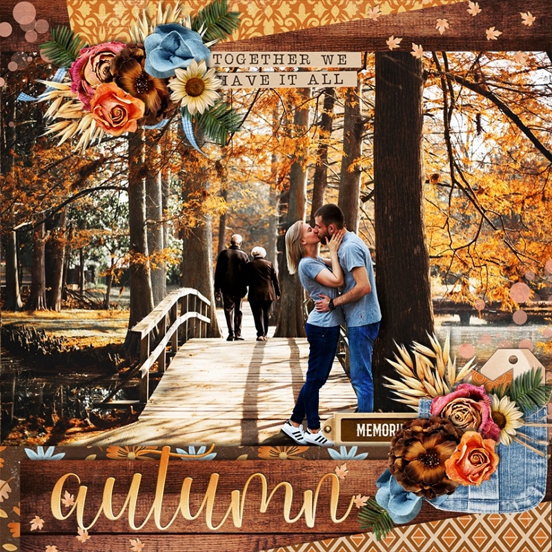 Arizona Autumn Digital Scrapbook Kit Boho Fall Scrapbooking -  in 2023