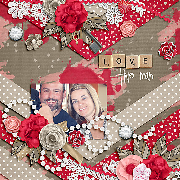 Digital scrapbooking layout by Carrie using Owl For Love Kit by lliella designs