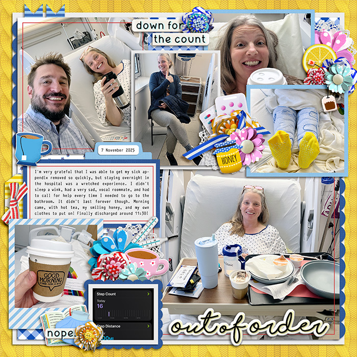 ForeverJoy Designs | Digital Scrapbooking | SICK DAY ForeverJoy Designs | Digital Scrapbooking | SICK DAY