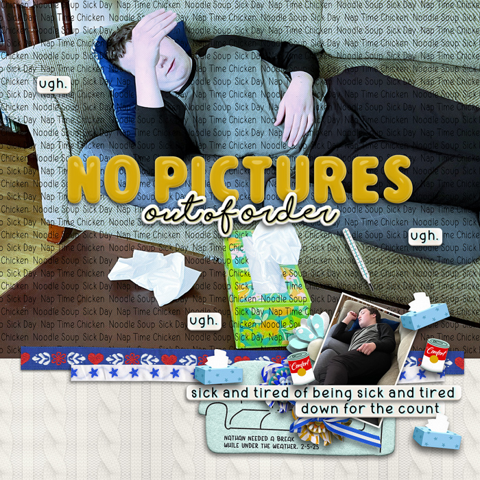 ForeverJoy Designs | Digital Scrapbooking | SICK DAY ForeverJoy Designs | Digital Scrapbooking | SICK DAY