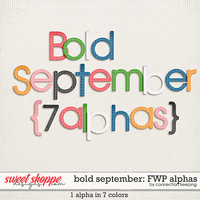 Bold September Alphas Preview by Connection Keeping Bold September Alphas Preview by Connection Keeping