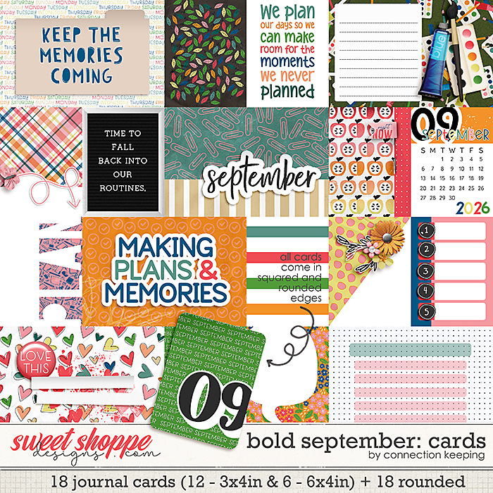 Bold September Journal Cards Preview by Connection Keeping Bold September Journal Cards Preview by Connection Keeping