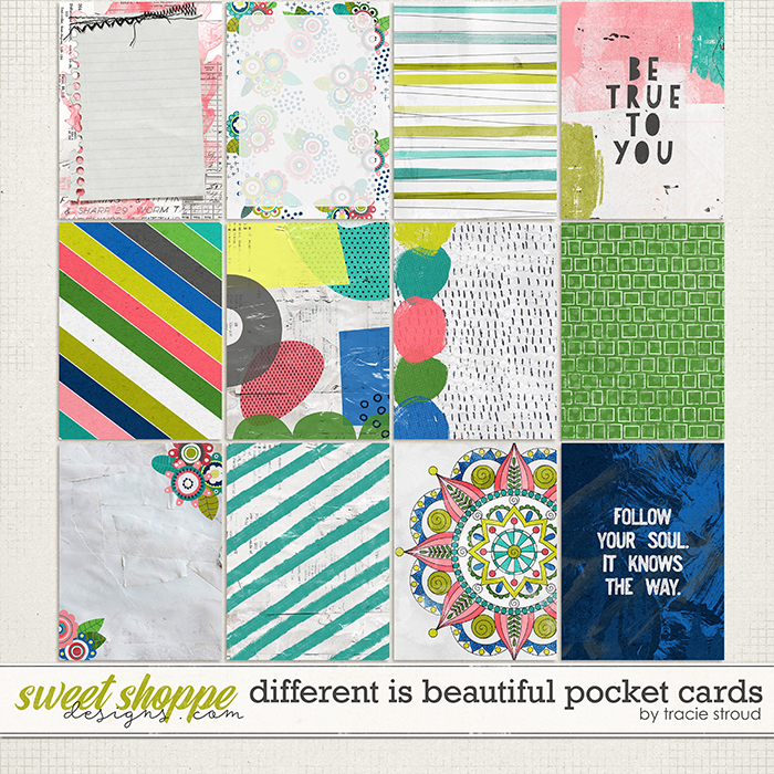 Different is Beautiful Pocket Cards by Tracie Stroud