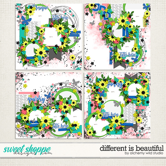 Different is Beautiful Layered Templates 
