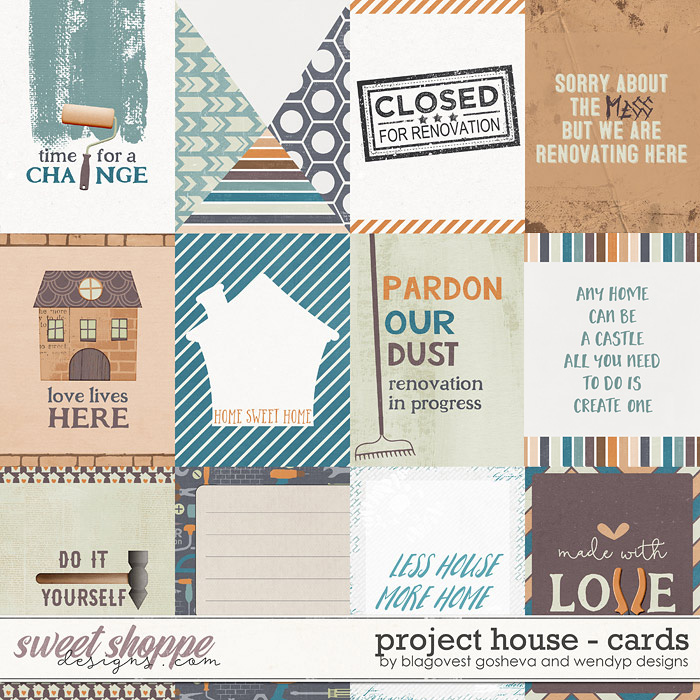 Project House {Cards} by Blagovesta Gosheva & WendyP Designs