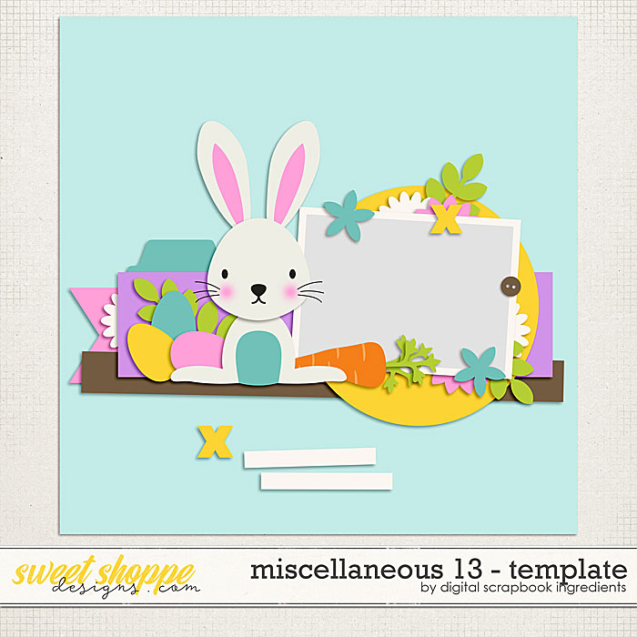 Miscellaneous 13 Template by Digital Scrapbook Ingredients