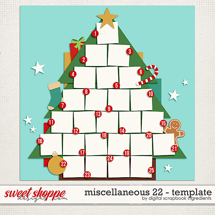 Miscellaneous 22 Template by Digital Scrapbook Ingredients