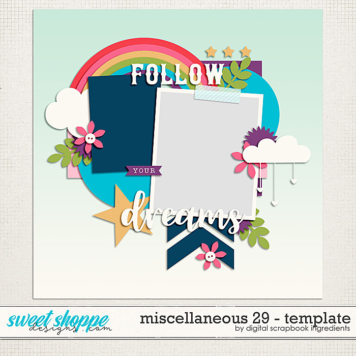 Miscellaneous 29 Template by Digital Scrapbook Ingredients
