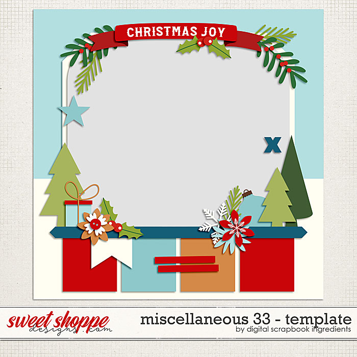 Miscellaneous 33 Template by Digital Scrapbook Ingredients