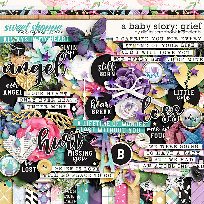 A Baby Story: Grief by Digital Scrapbook Ingredients