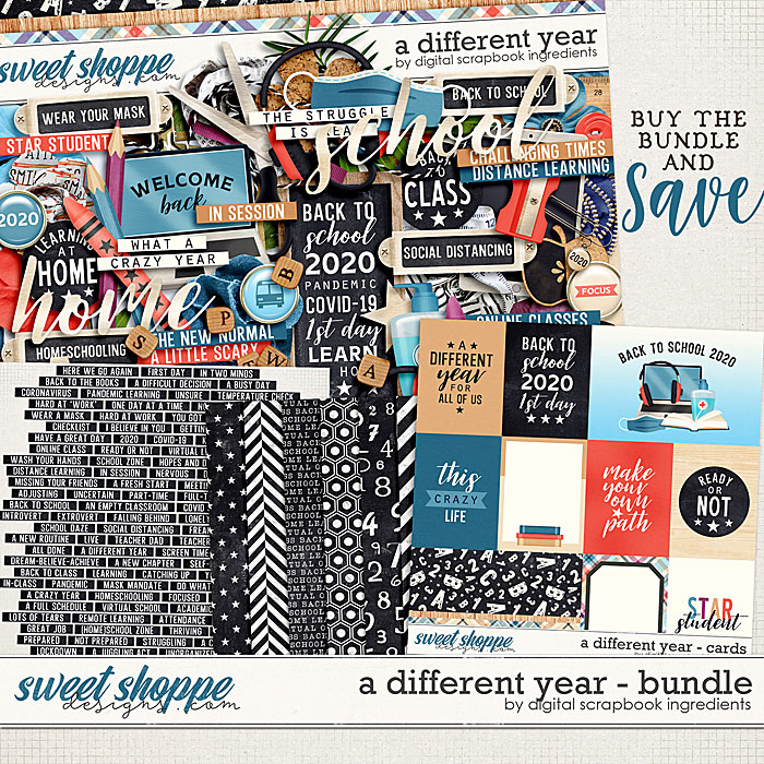 A Different Year Bundle by Digital Scrapbook Ingredients