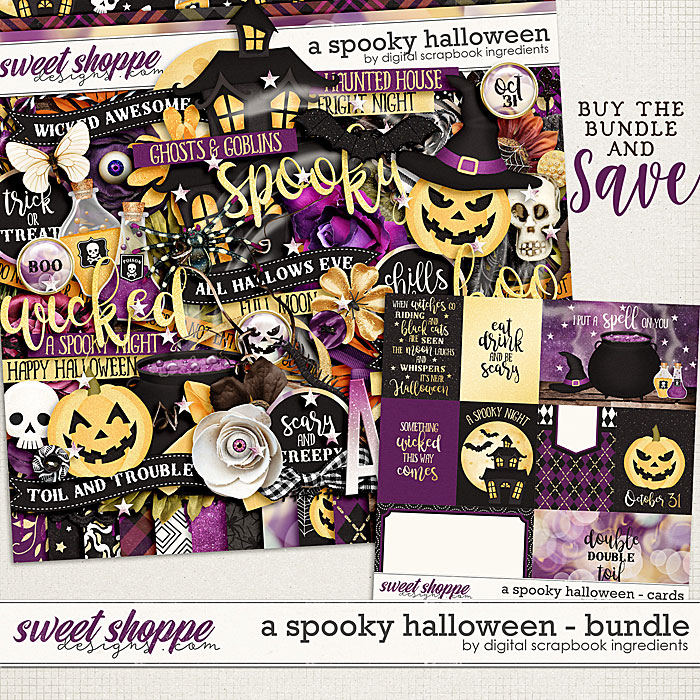 A Spooky Halloween Bundle by Digital Scrapbook Ingredients