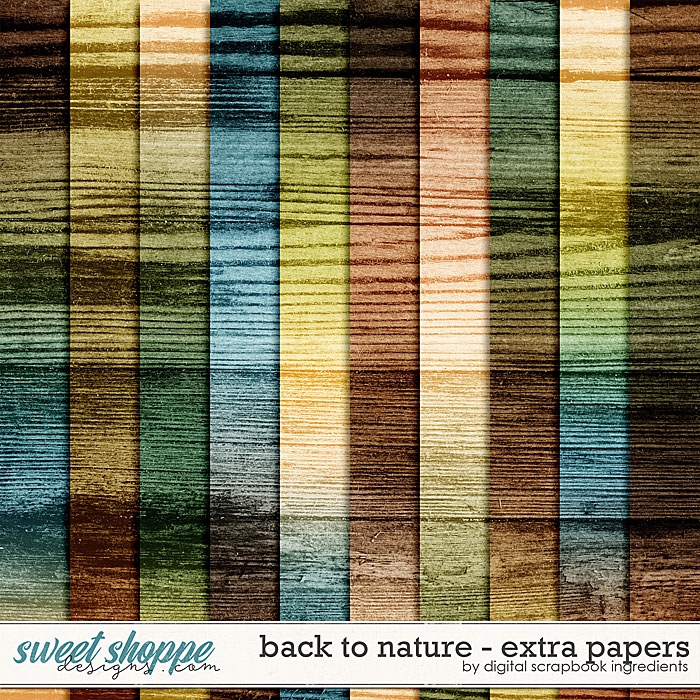Back To Nature | Extra Papers by Digital Scrapbook Ingredients