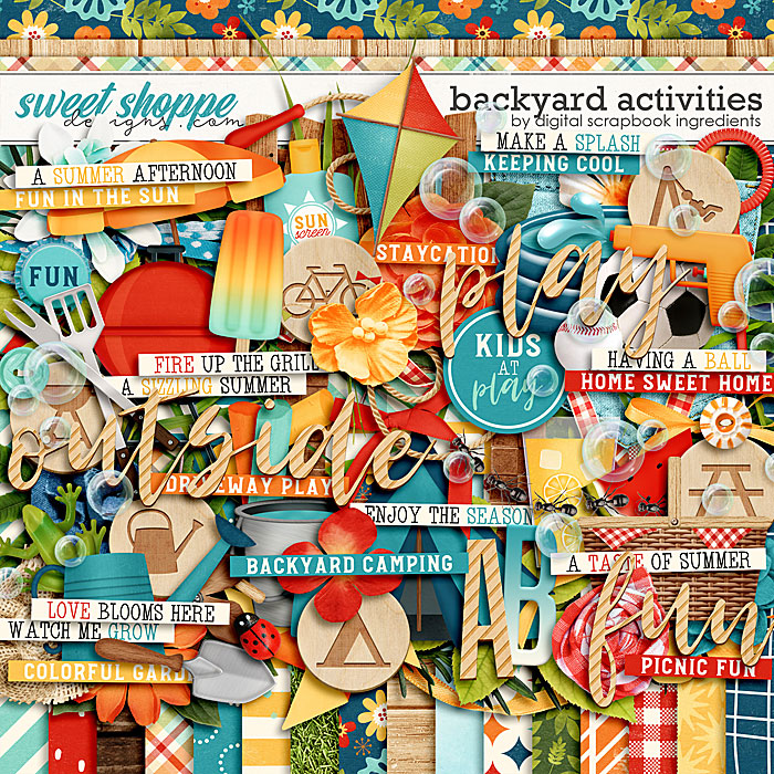 Backyard Activities by Digital Scrapbook Ingredients