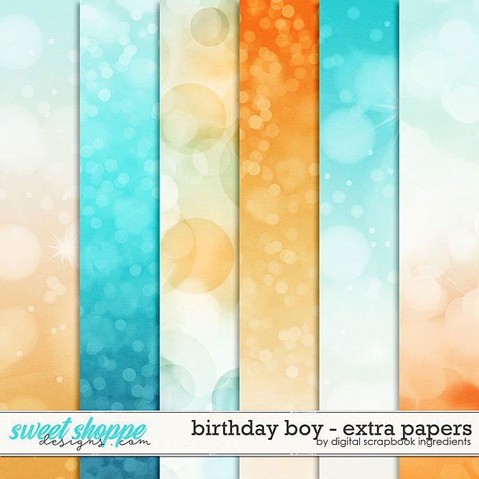 Birthday Boy | Extra Papers by Digital Scrapbook Ingredients Birthday Boy | Extra Papers by Digital Scrapbook Ingredients