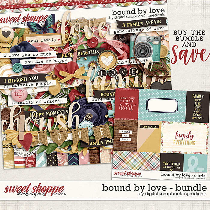 Bound By Love Bundle by Digital Scrapbook Ingredients