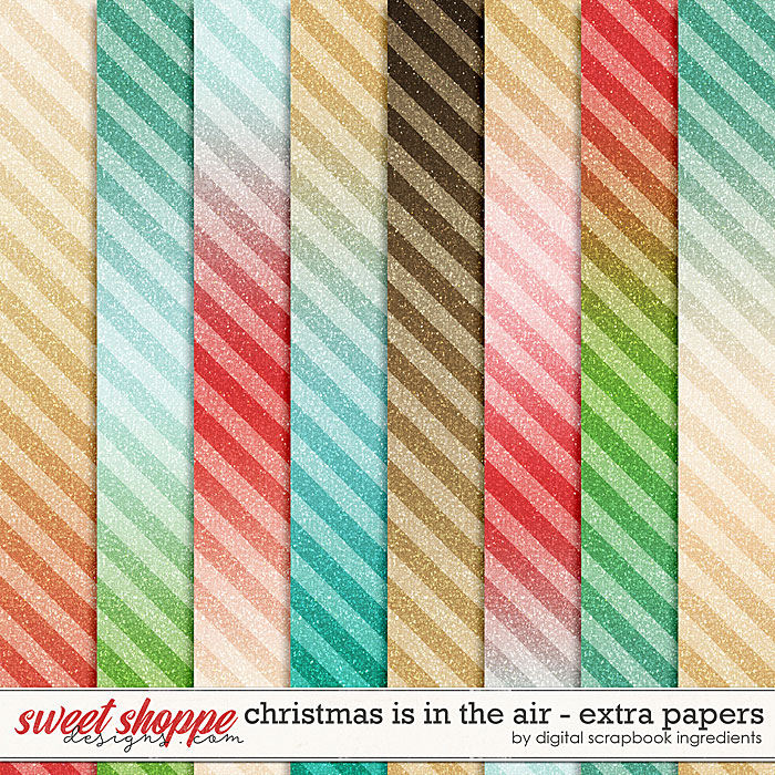 Christmas Is In The Air | Extra Papers by Digital Scrapbook Ingredients