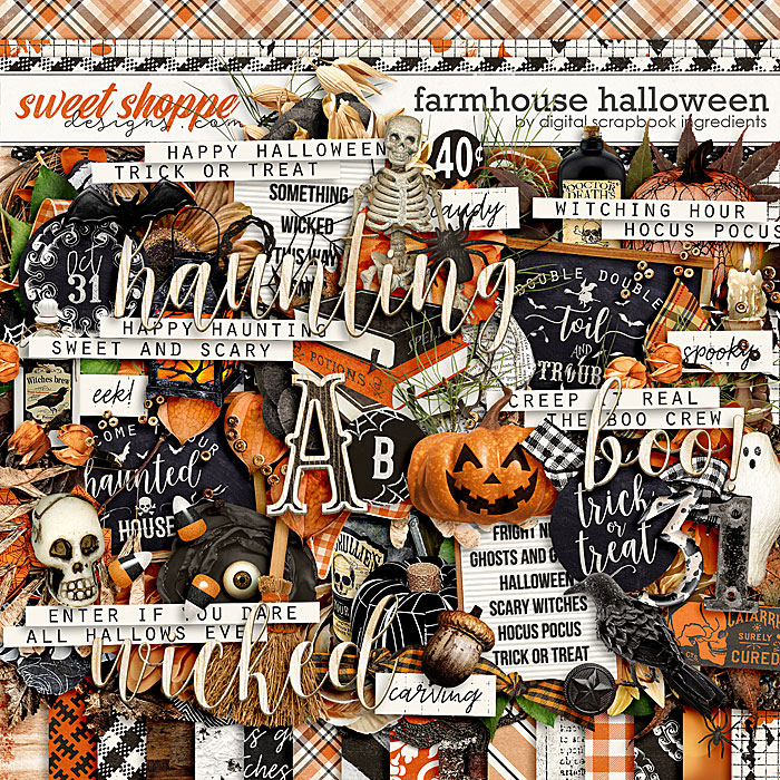 Farmhouse Halloween by Digital Scrapbook Ingredients