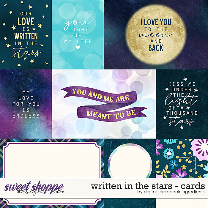 Written In The Stars | Cards by Digital Scrapbook Ingredients