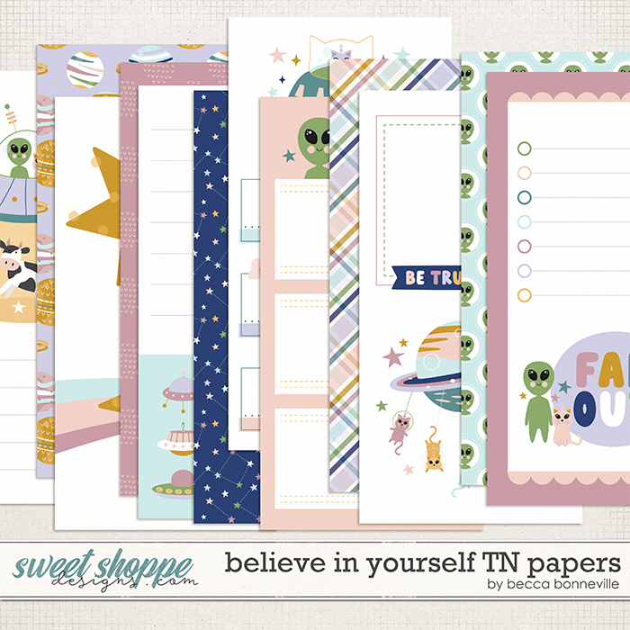 Believe in Yourself TN Papers by Becca Bonneville Believe in Yourself TN Papers by Becca Bonneville