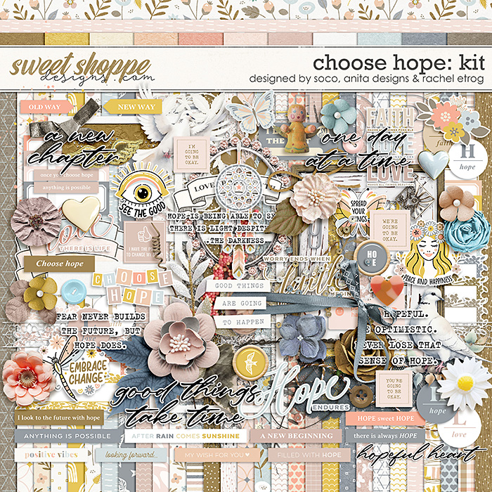 Choose Hope: Kit | Designed by Soco, Anita Designs and Rachel Etrog