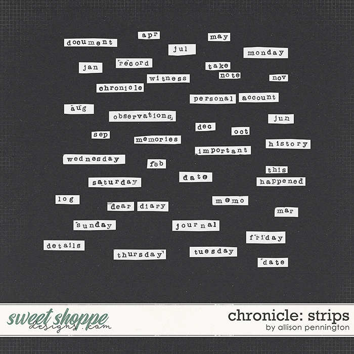 Chronicle: Strips by Allison Pennington