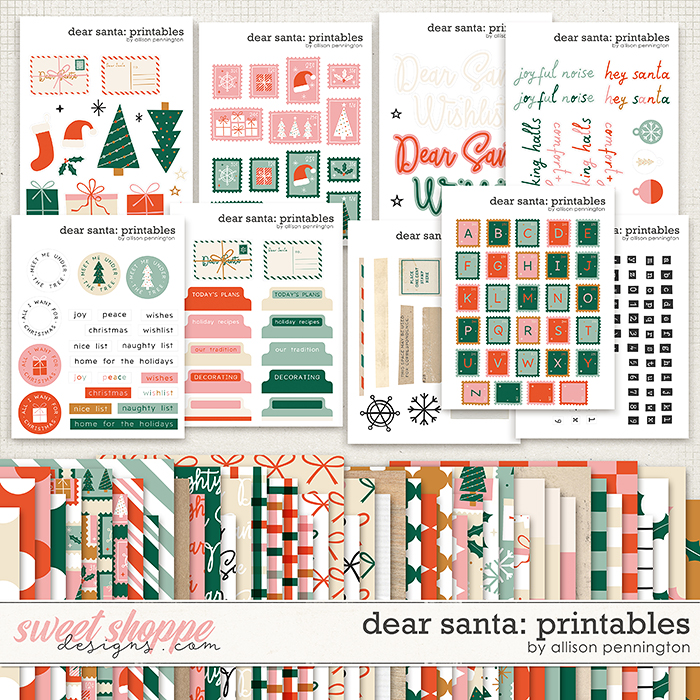 Dear Santa: Printables by Allison Pennington
