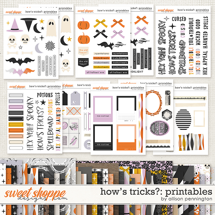How's Tricks?: Printables by Allison Pennington