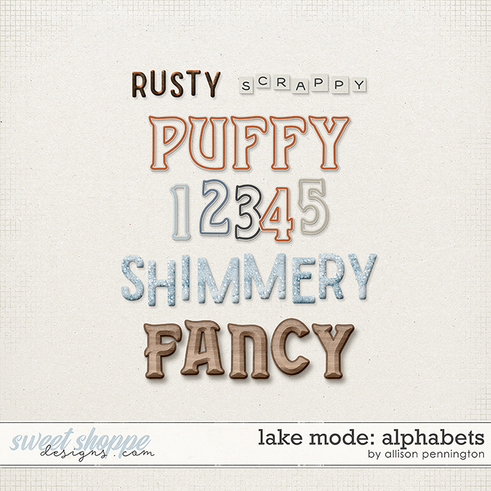Lake Mode: Alphabets by Allison Pennington