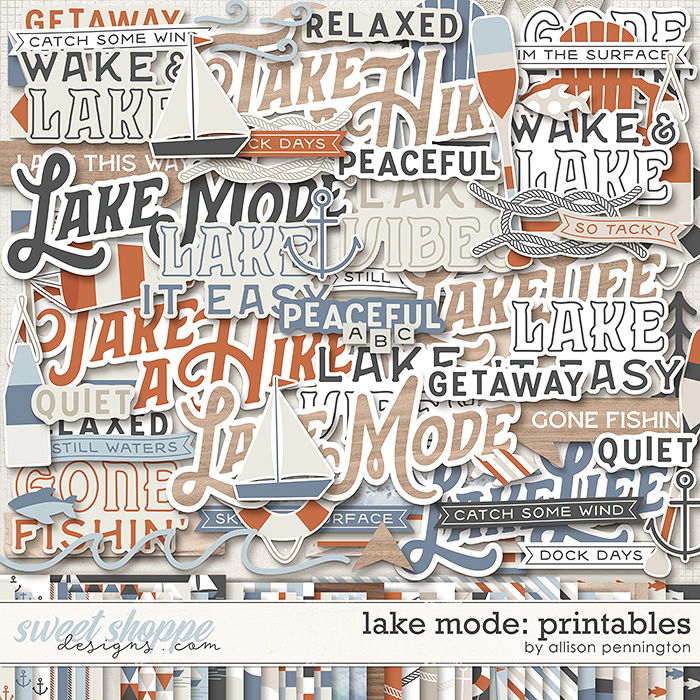 Lake Mode: Printables by Allison Pennington