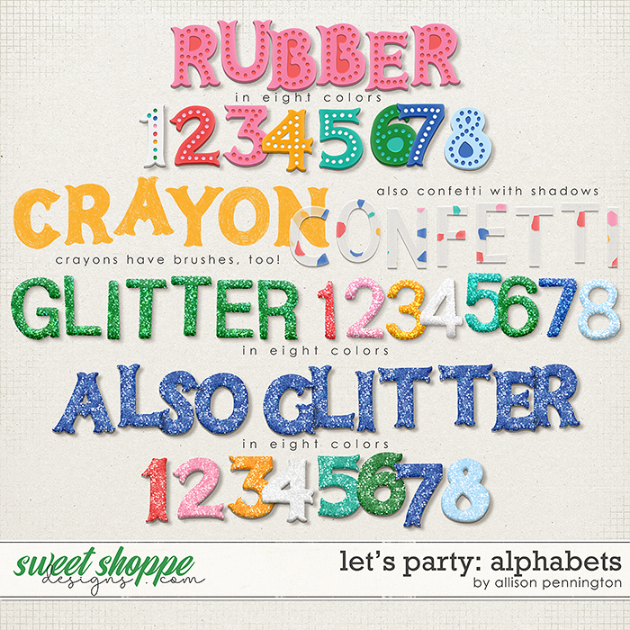 Let's Party: Alphabets by Allison Pennington
