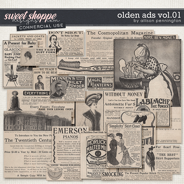CU Olden Ads vol.1 by Allison Pennington