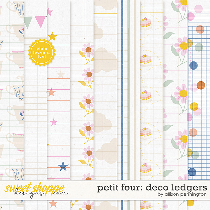 Petit Four: Deco Ledgers by Allison Pennington