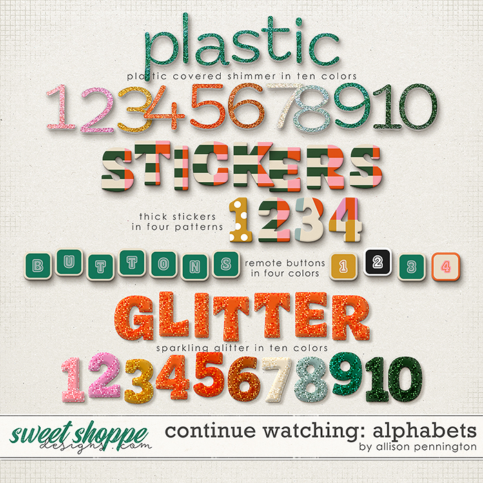 Continue Watching: Alphabets by Allison Pennington