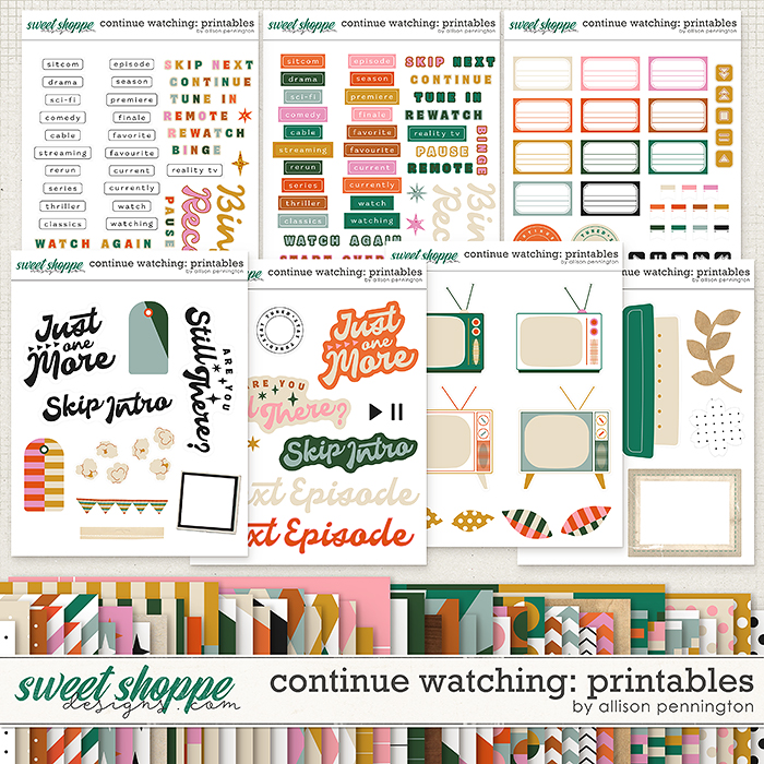 Continue Watching: Printables by Allison Pennington