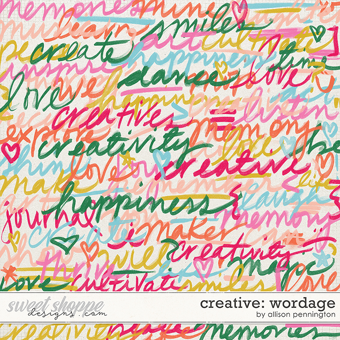 Creative: Wordage by Allison Pennington
