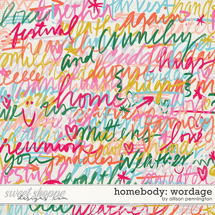 Homebody: Wordage by Allison Pennington Homebody: Wordage by Allison Pennington