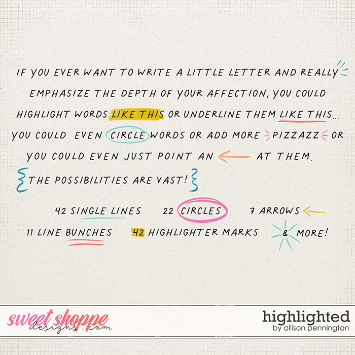 Highlighted by Allison Pennington