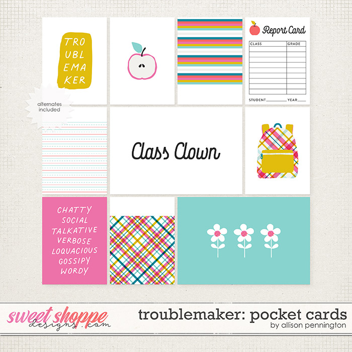 Troublemaker: Pocket Cards by Allison Pennington