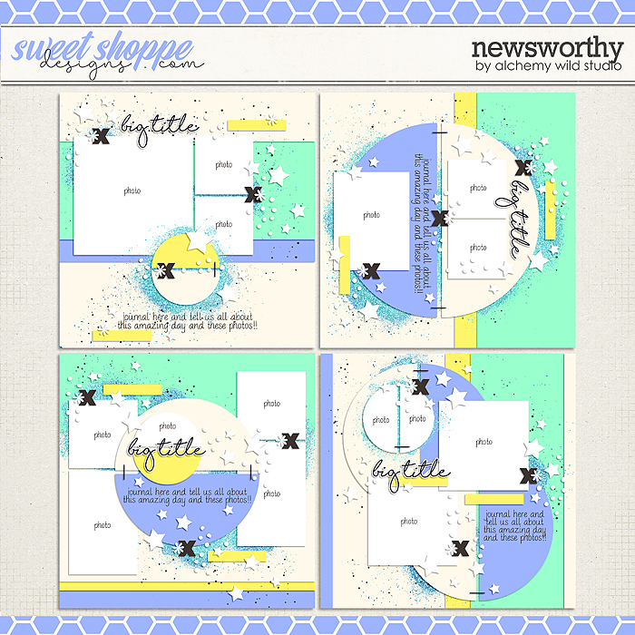Newsworthy Layered Templates by Amber