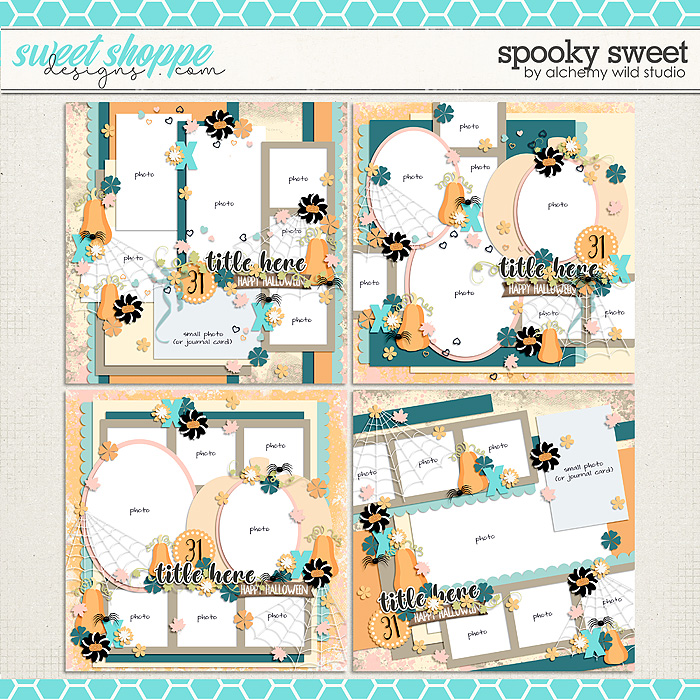Spooky Sweet Layered Templates by Amber