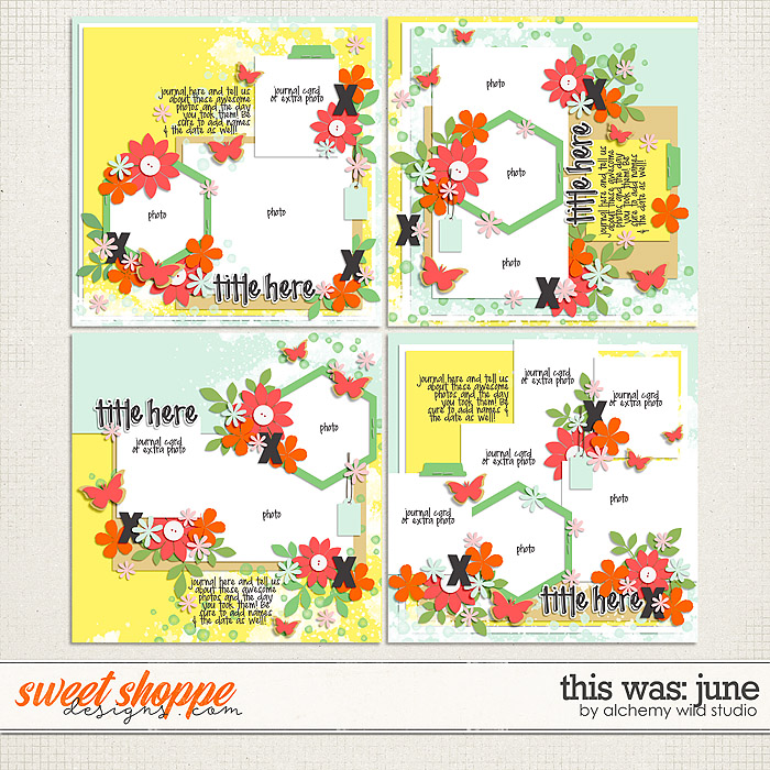 This Was: June Layered Templates by Alchemy Wild Studio