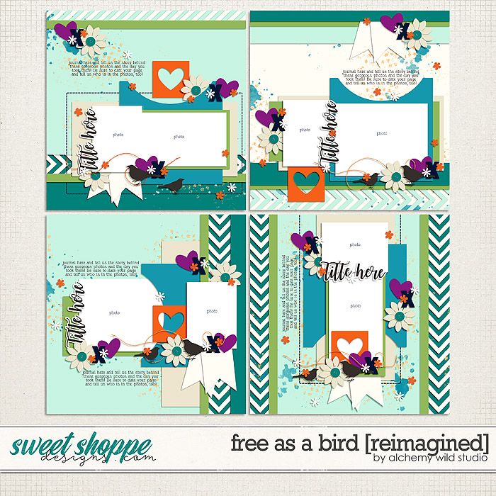 Free as a Bird [Reimagined] Layered Templates by Amber